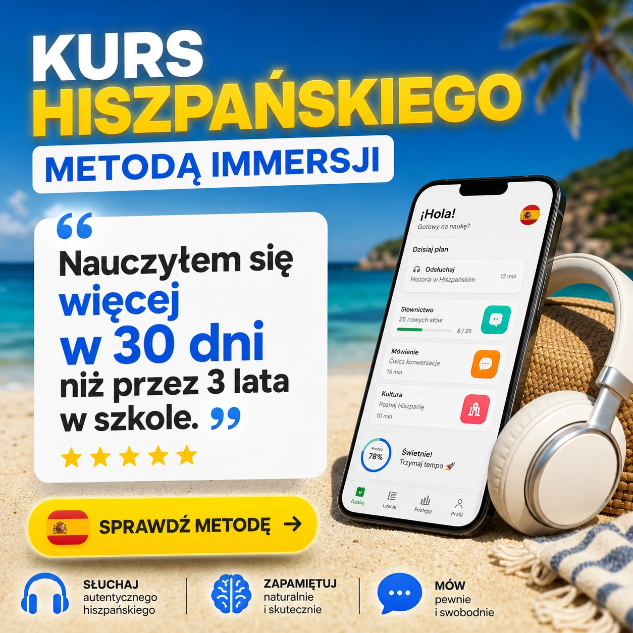 Hiszpański w 30 dni